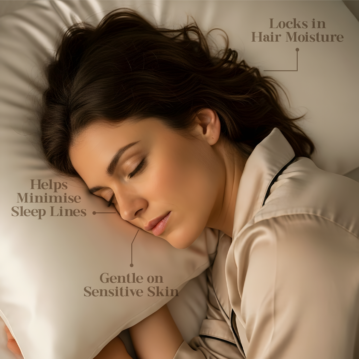 Sukoon Silk Pillowcase - Moon Silk