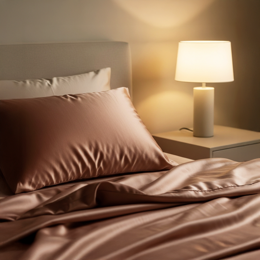 Sukoon Silk Pillowcase - Dusky rose