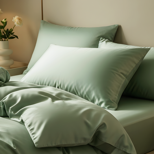 Sukoon Silk Pillowcase - Sage Green
