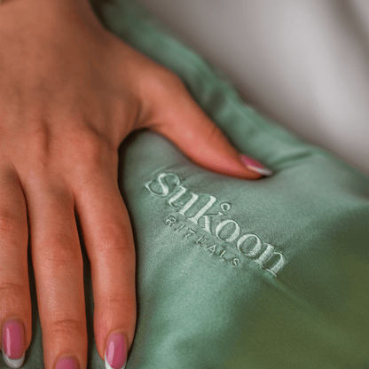 Sukoon Silk Pillowcase - Sage Green