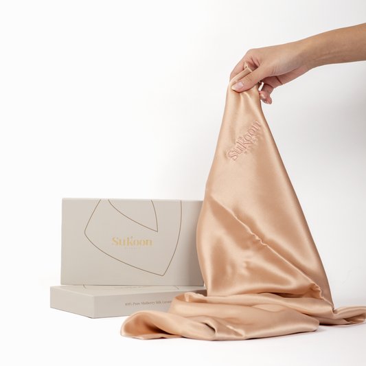 Sukoon Silk Pillowcase - Dusky rose